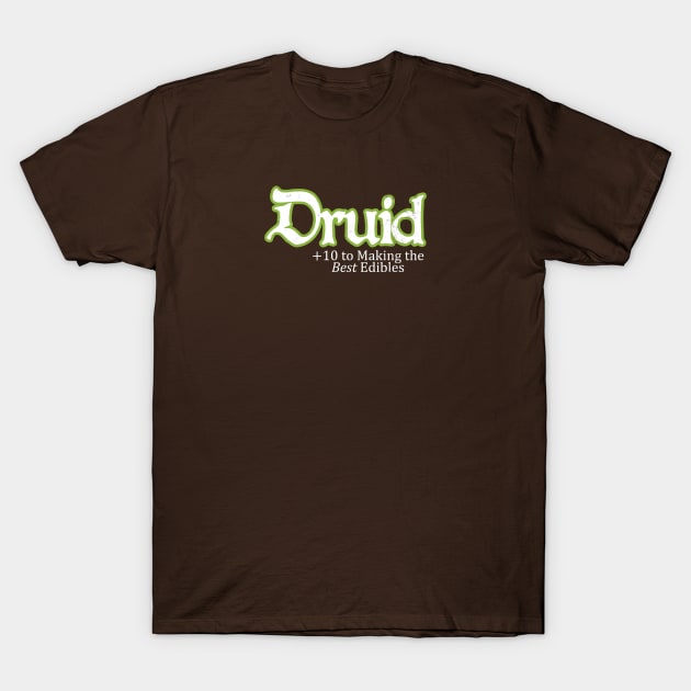 Class Skills - Druid T-Shirt by greyallison